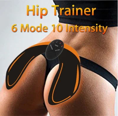 Smart Ladies Easy Body Fitness Equipment Safety 6mode 10 Intensity EMS Ass Paste Hip Trainer para uso doméstico