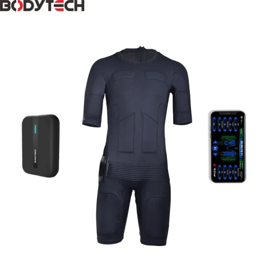 Traje de electroestimulación muscular EMS para uso doméstico disponible en color personalizado