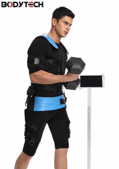 Bodytech Professional Wonder EMS Suit Deeply Muscle EMS Traje de entrenamiento 1V2 Stand Machine