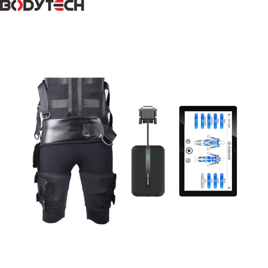 Bodytech profesional microcorriente 20 minutos EMS Elektroden 1V2 inalámbrico EMS Fitness chaleco EMS conjuntos de traje