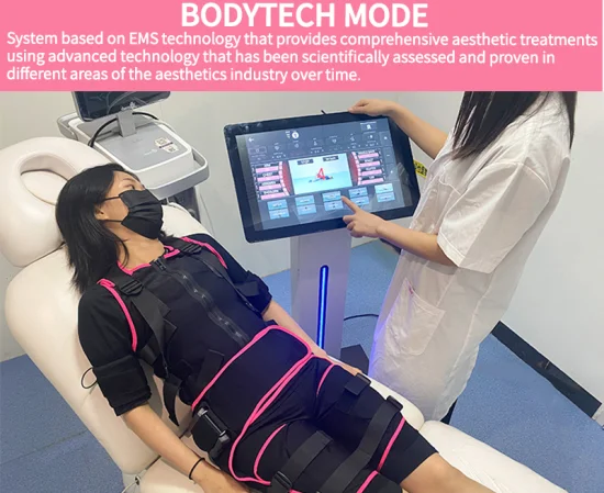 Bodytech, dispositivo de salón de belleza, consumo de calorías, traje de sesión EMS, desintoxicación linfática, esculpir el cuerpo, Wonder EMS, traje adelgazante de belleza